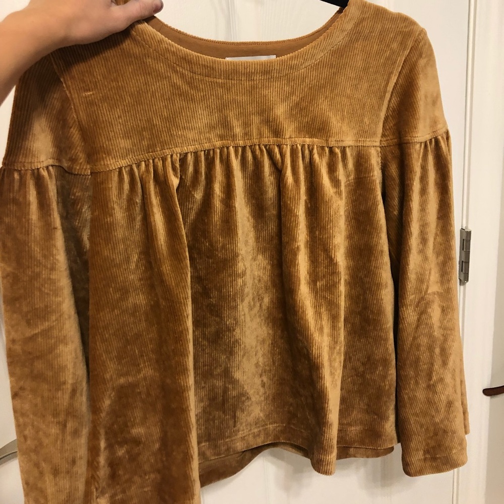 Madewell corduroy long sleeved top
